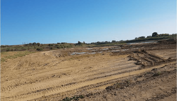 Vue de la future zone numide de 12 ha